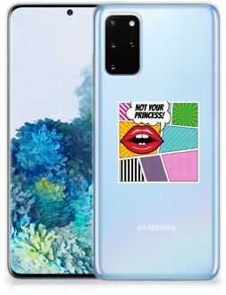 B2Ctelecom Samsung Galaxy S20 Plus Silicone Back Cover Popart Princess