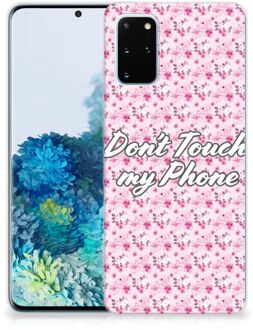 B2Ctelecom Samsung Galaxy S20 Plus Silicone-hoesje Flowers Pink DTMP