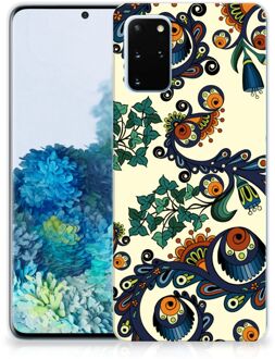 B2Ctelecom Samsung Galaxy S20 Plus Siliconen Hoesje Barok Flower