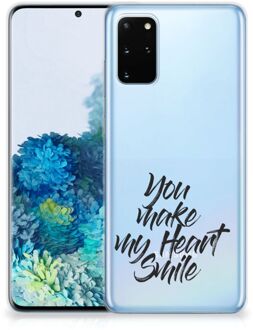 B2Ctelecom Samsung Galaxy S20 Plus Siliconen hoesje met naam Heart Smile