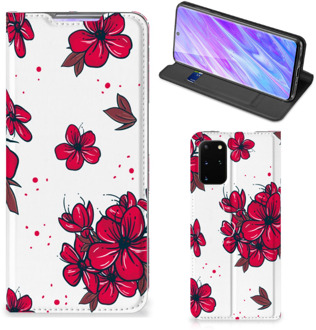 B2Ctelecom Samsung Galaxy S20 Plus Smart Cover Blossom Rood