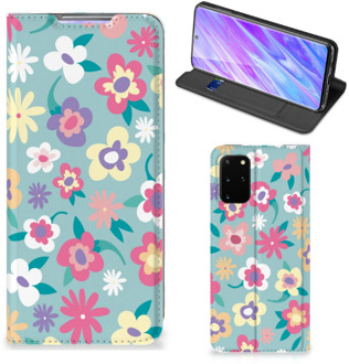 B2Ctelecom Samsung Galaxy S20 Plus Smart Cover Flower Power