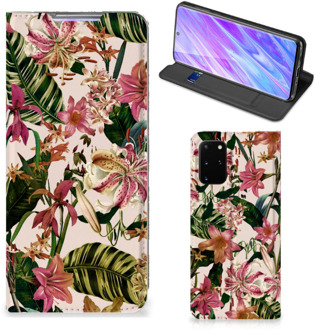 B2Ctelecom Samsung Galaxy S20 Plus Smart Cover Flowers