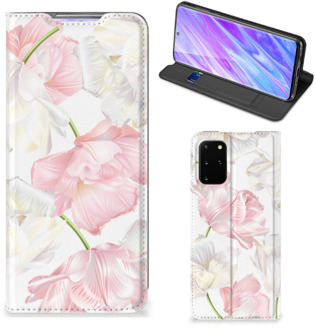 B2Ctelecom Samsung Galaxy S20 Plus Smart Cover Lovely Flowers