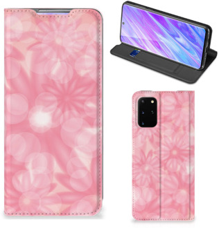 B2Ctelecom Samsung Galaxy S20 Plus Smart Cover Spring Flowers