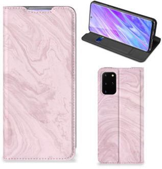 B2Ctelecom Samsung Galaxy S20 Plus Standcase Marble Roze