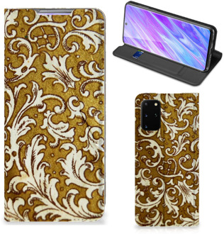 B2Ctelecom Samsung Galaxy S20 Plus Telefoon Hoesje Barok Goud