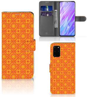 B2Ctelecom Samsung Galaxy S20+ Telefoon Hoesje Batik Orange