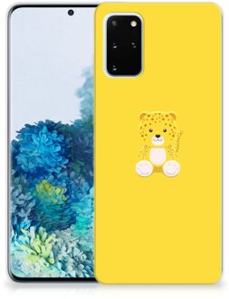 B2Ctelecom Samsung Galaxy S20 Plus Telefoonhoesje met Naam Baby Leopard