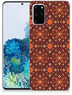 B2Ctelecom Samsung Galaxy S20 Plus TPU bumper Batik Brown