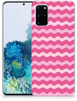 B2Ctelecom Samsung Galaxy S20 Plus TPU bumper Waves Pink