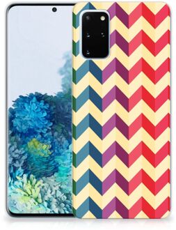 B2Ctelecom Samsung Galaxy S20 Plus TPU bumper Zigzag Color