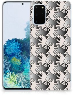 B2Ctelecom Samsung Galaxy S20 Plus TPU Hoesje Salamander Grey