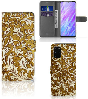 B2Ctelecom Samsung Galaxy S20 Plus Wallet Case Barok Goud