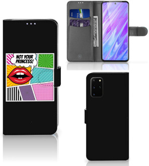 B2Ctelecom Samsung Galaxy S20 Plus Wallet Case met Pasjes Popart Princess