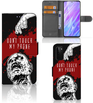 B2Ctelecom Samsung Galaxy S20 Portemonnee Hoesje Zombie Blood