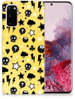 B2Ctelecom Samsung Galaxy S20 Silicone Back Case Punk Yellow