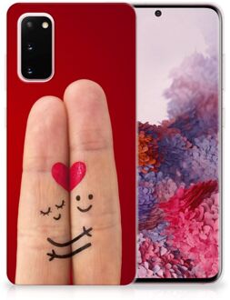 B2Ctelecom Samsung Galaxy S20 Silicone Back Cover Liefde