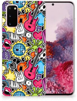 B2Ctelecom Samsung Galaxy S20 Silicone Back Cover Punk Rock