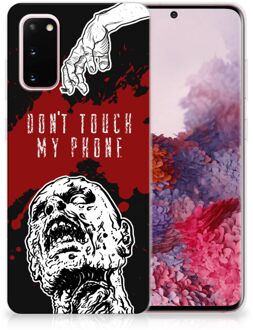 B2Ctelecom Samsung Galaxy S20 Silicone-hoesje Zombie Blood