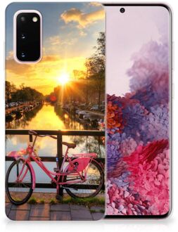 B2Ctelecom Samsung Galaxy S20 Siliconen Back Cover Amsterdamse Grachten