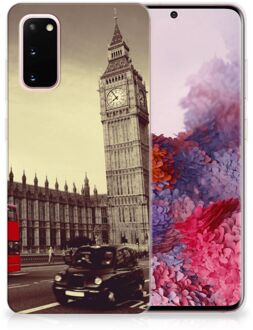 B2Ctelecom Samsung Galaxy S20 Siliconen Back Cover Londen