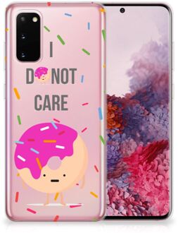 B2Ctelecom Samsung Galaxy S20 Siliconen Case Donut Roze