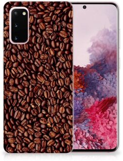 B2Ctelecom Samsung Galaxy S20 Siliconen Case Koffiebonen