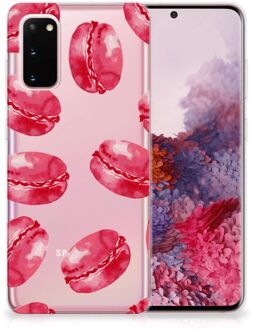 B2Ctelecom Samsung Galaxy S20 Siliconen Case Pink Macarons