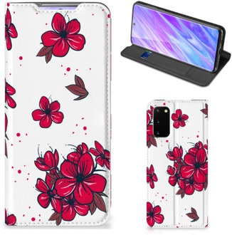 B2Ctelecom Samsung Galaxy S20 Smart Cover Blossom Rood