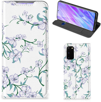 B2Ctelecom Samsung Galaxy S20 Smart Cover Blossom White