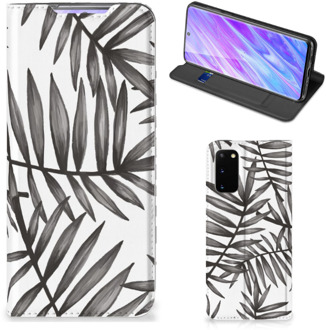 B2Ctelecom Samsung Galaxy S20 Smart Cover Leaves Grey