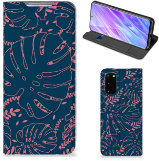 B2Ctelecom Samsung Galaxy S20 Smart Cover Palm Leaves