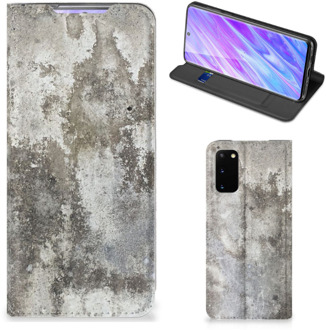 B2Ctelecom Samsung Galaxy S20 Standcase Beton Print