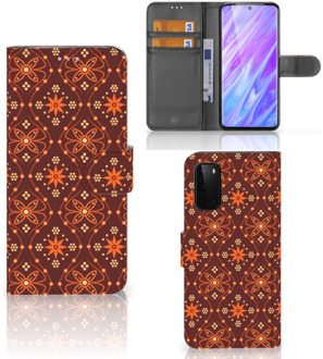 B2Ctelecom Samsung Galaxy S20 Telefoon Hoesje Origineel Cadeau Batik Brown