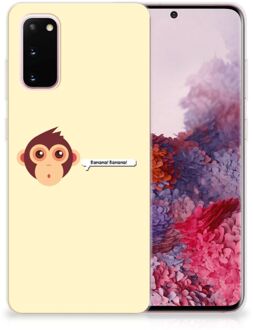 B2Ctelecom Samsung Galaxy S20 Telefoonhoesje met Naam Monkey