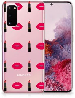 B2Ctelecom Samsung Galaxy S20 TPU bumper Lipstick Kiss