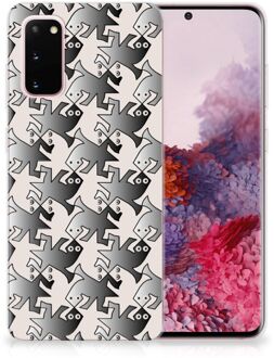 B2Ctelecom Samsung Galaxy S20 TPU Hoesje Salamander Grey