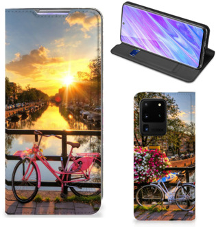 B2Ctelecom Samsung Galaxy S20 Ultra Book Cover Amsterdamse Grachten