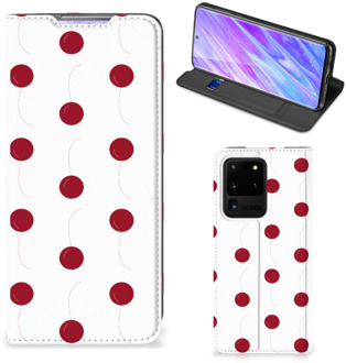 B2Ctelecom Samsung Galaxy S20 Ultra Flip Style Cover Cherries