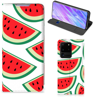 B2Ctelecom Samsung Galaxy S20 Ultra Flip Style Cover Watermelons