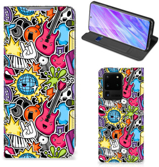 B2Ctelecom Samsung Galaxy S20 Ultra Hippe Standcase Punk Rock