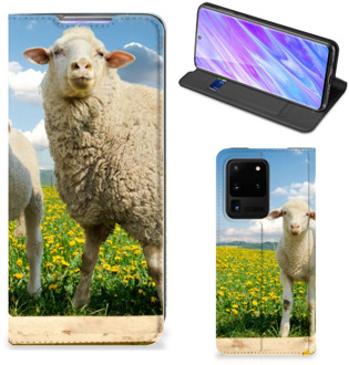 B2Ctelecom Samsung Galaxy S20 Ultra Hoesje maken Schaap en Lammetje