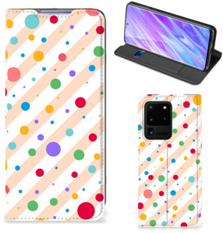 B2Ctelecom Samsung Galaxy S20 Ultra Hoesje met Magneet Dots