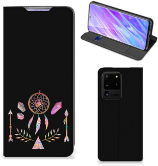 B2Ctelecom Samsung Galaxy S20 Ultra Magnet Case Boho Dreamcatcher