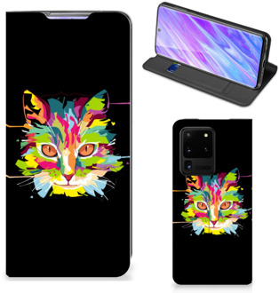 B2Ctelecom Samsung Galaxy S20 Ultra Magnet Case Cat Color