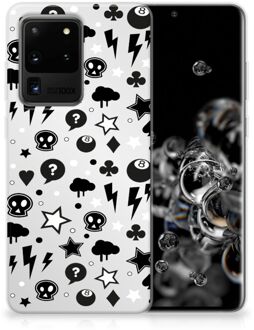 B2Ctelecom Samsung Galaxy S20 Ultra Silicone Back Case Zilver Punk