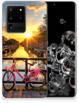 B2Ctelecom Samsung Galaxy S20 Ultra Siliconen Back Cover Amsterdamse Grachten