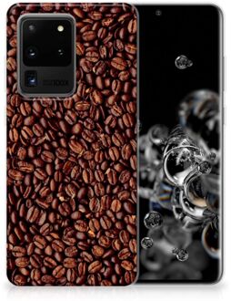 B2Ctelecom Samsung Galaxy S20 Ultra Siliconen Case Koffiebonen