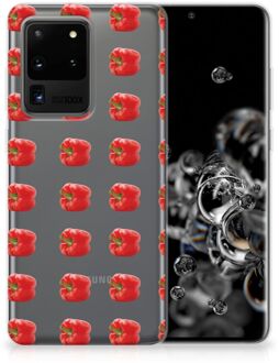 B2Ctelecom Samsung Galaxy S20 Ultra Siliconen Case Paprika Red